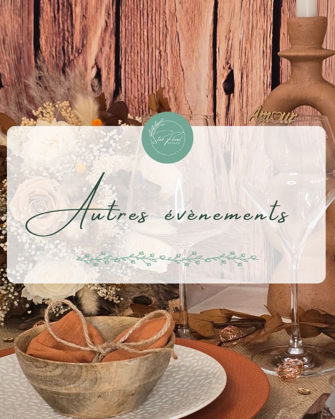 Compositions pour vos évènements